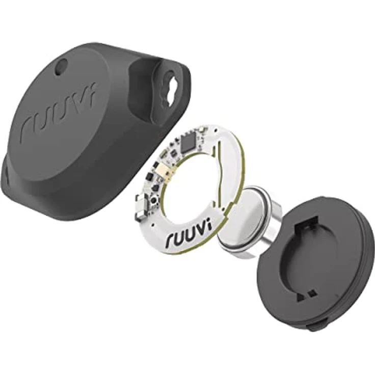 Ruuvi RuuviTag Pro Bluetooth Umwelt Sensor, IP67 3-in-1 Thermometer + Hygrometer, schwarz – Bild 6