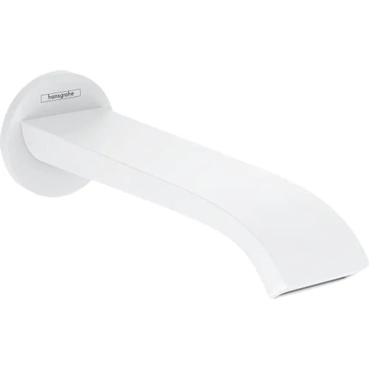 hansgrohe Wanneneinlauf Vivenis, Badewanneneinlauf mit AirPower, 24,3 l/min, Mattweiß – Bild 1