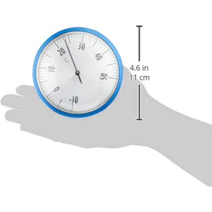 TFA - Analoges Poolthermometer 40.2005 - silber-blau – Bild 5