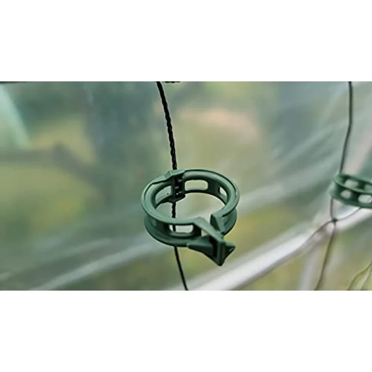 GARDENIX 100 Stück Pflanzen Clips Pflanzenklammern für Gemüse Tomate Pflanze Unterstützung Gurken, Erbsen, Auberginen, Bohnen und Blumen wie Orchideen – Bild 4