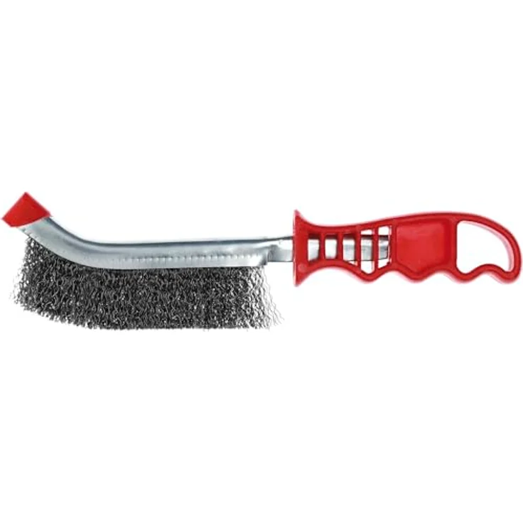 Osborn 8462291 Universal-Handstielbürste gewellt aus Stahldraht, 260 mm, für Reinigungsarbeiten auf Stahl und Holz – Bild 2