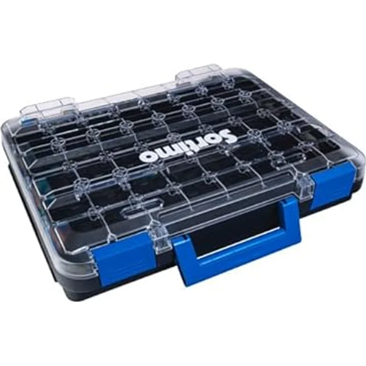 Sortimo T-BOXX 320, Leere Sortierbox mit transparentem Deckel, leicht, robust und stapelbar, kompatibel mit Insetboxen und Fahrzeugeinrichtung – Bild 3