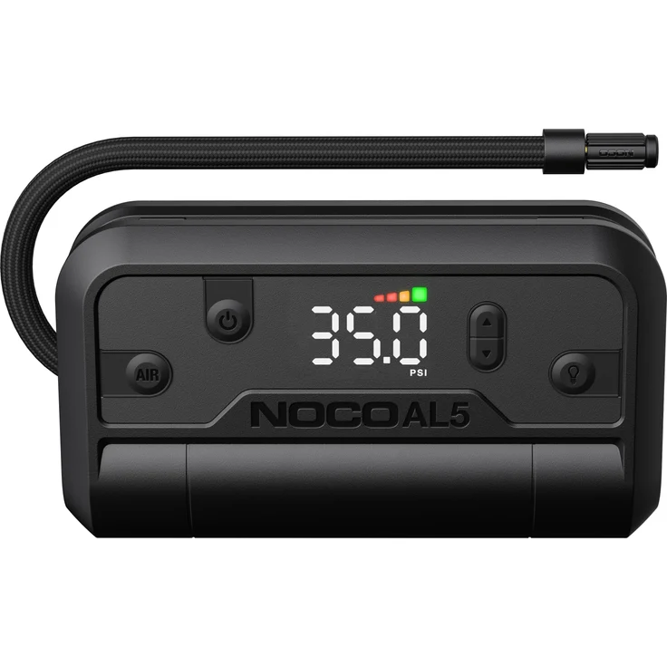 NOCO AL5, 5A Lithium Reifenpumpe mit 90-Watt-Motor, integriertem Drucksensor und Powerbank-Funktion, kompakt
