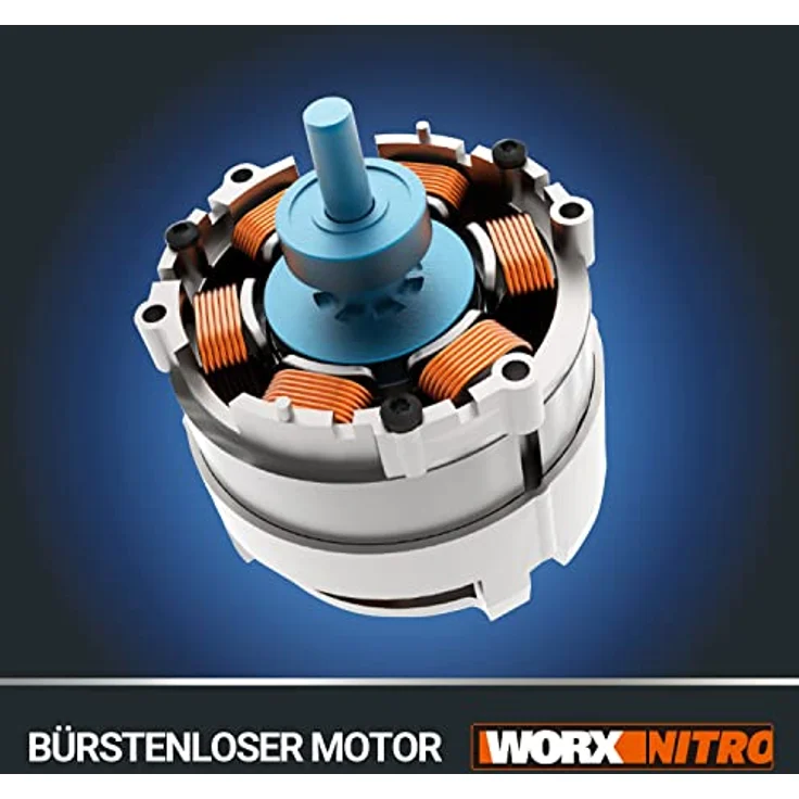 WORX WX812.9 Akku WinkelschleiferElektrische 20V Schleifmaschine mit bürstenlosem MotorZum Schleifen – Bild 4