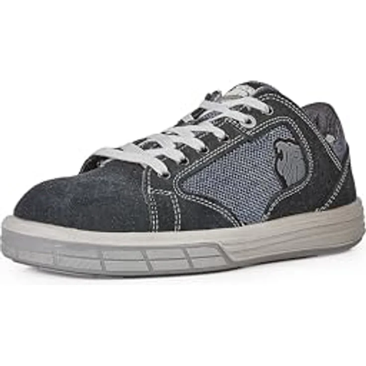 U-Power Sicherheitsschuh Halbschuh Trophy S1P SRC, Veloursleder und Canvas Extra-Strong, Größe 47, Polysoft Fußbett – Bild 2