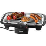 LONESTAR Tischgrill Elektrogrill 2000 Watt Schwarz Standgrill Balkongrill Terrassengrill Gartengrill