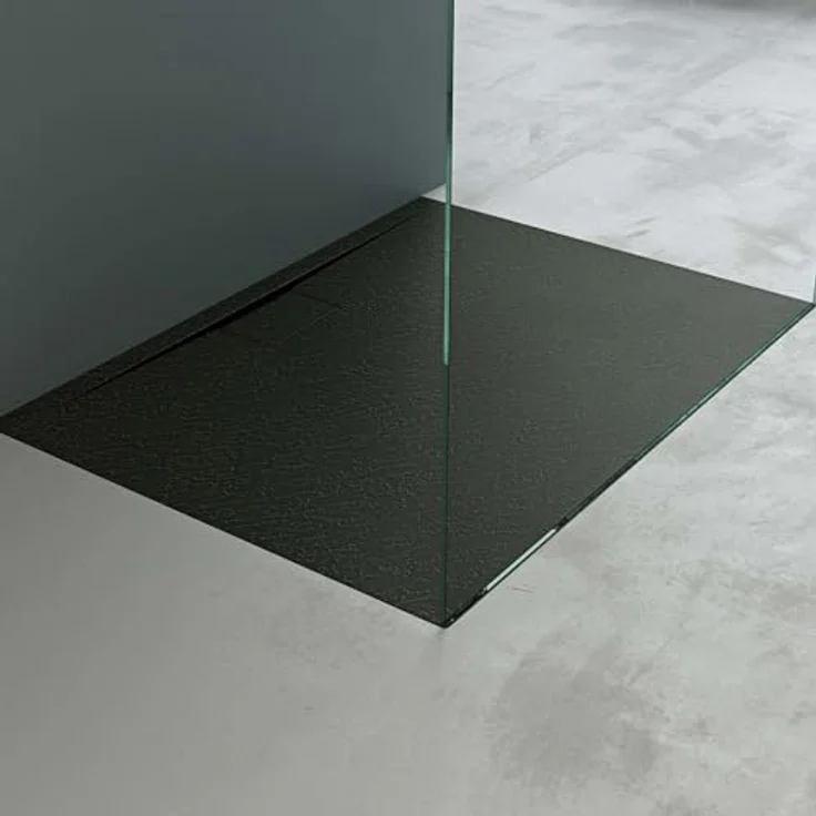 Mai & Mai Duschwanne Geoma07 aus Mineralguss, Quadratisch, mit DIN-Anschlüssen, Mineralgusswanne in Elegantem Design – Bild 2