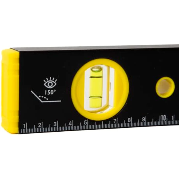 C.K Tools Aluminium-Wasserwaage 60 cm, 0,5 mm/m genau, 2 Libellen, gummierte Endkappen – Bild 5