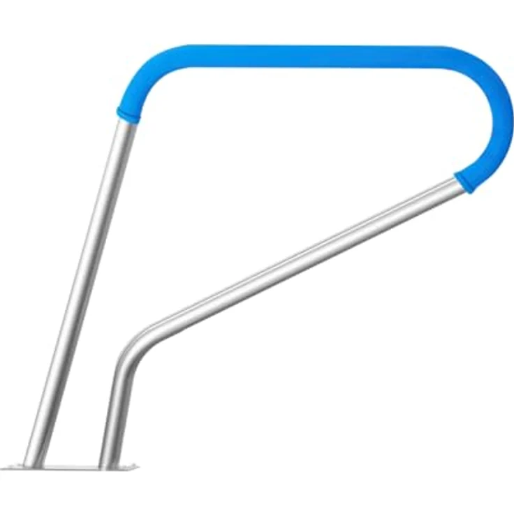 VEVOR Pool-Handlauf, Edelstahl Pooleinstieg mit Grundplatte, 990 x 100 x 812 mm, rostfreier Haltegriff für Innen-/Außenpools, silberweiß – Bild 9