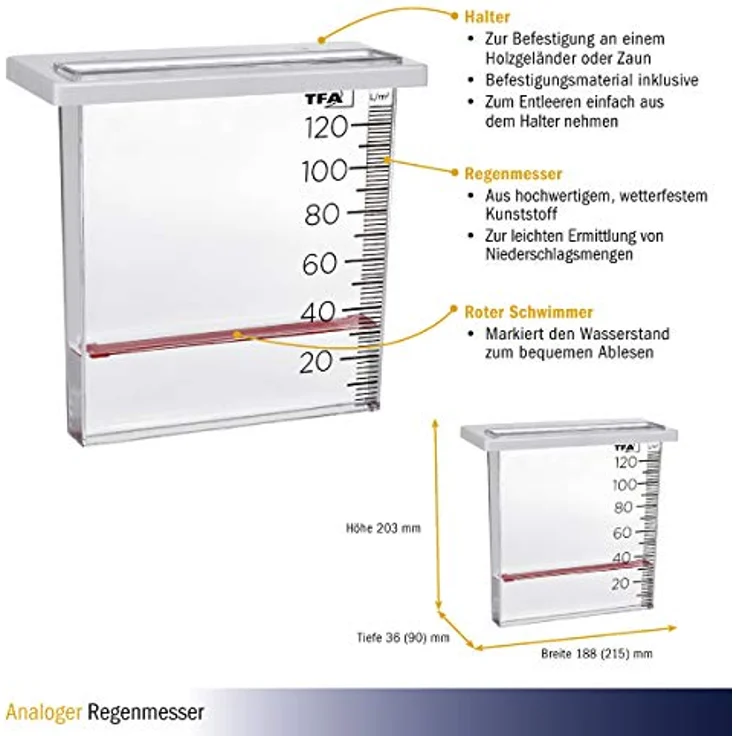 TFA Dostmann 47.1014 Regenmesser – Bild 4