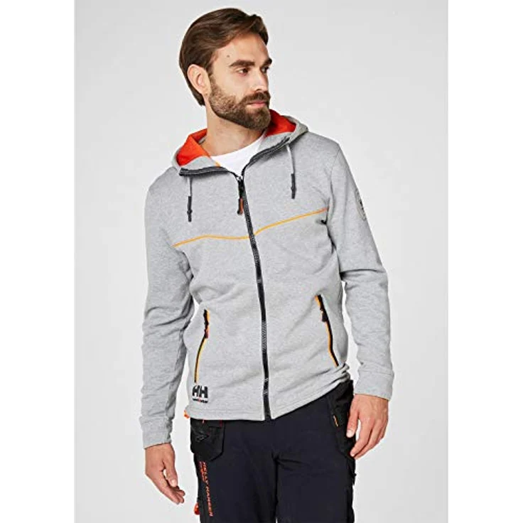Helly Hansen Workwear Chelsea Evolution Hoodie, Arbeitsjacke aus 3D-Mesh, XL mit verstellbarer Kapuze und YKK Reißverschlüssen – Bild 3