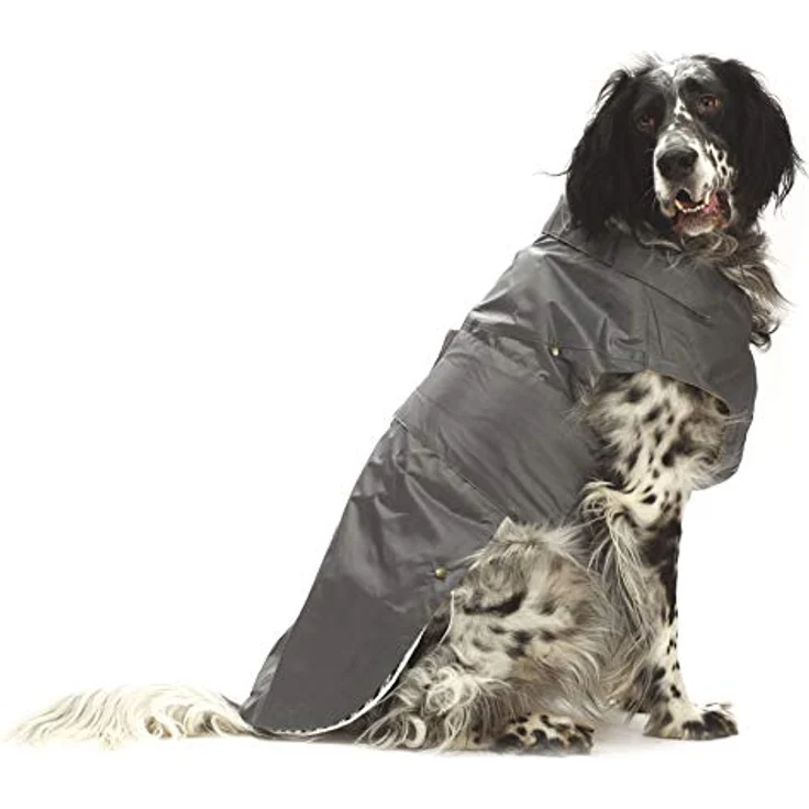 Croci Montreal - Hundemantel, Wintermantel, wasserdichte Jacke, Größe 30 cm, grau – Bild 1