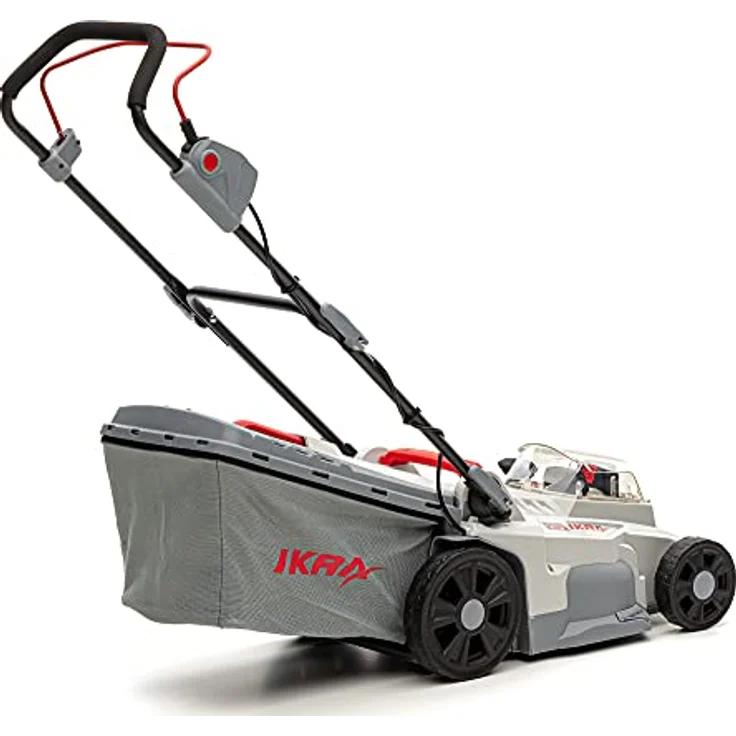 IKRA Akku Rasenmäher Mulchmäher ICM 2-2037 inkl. 2x Akku & Doppel-Schnellladegerät, 40 l Fangkorbvolumen – Bild 4