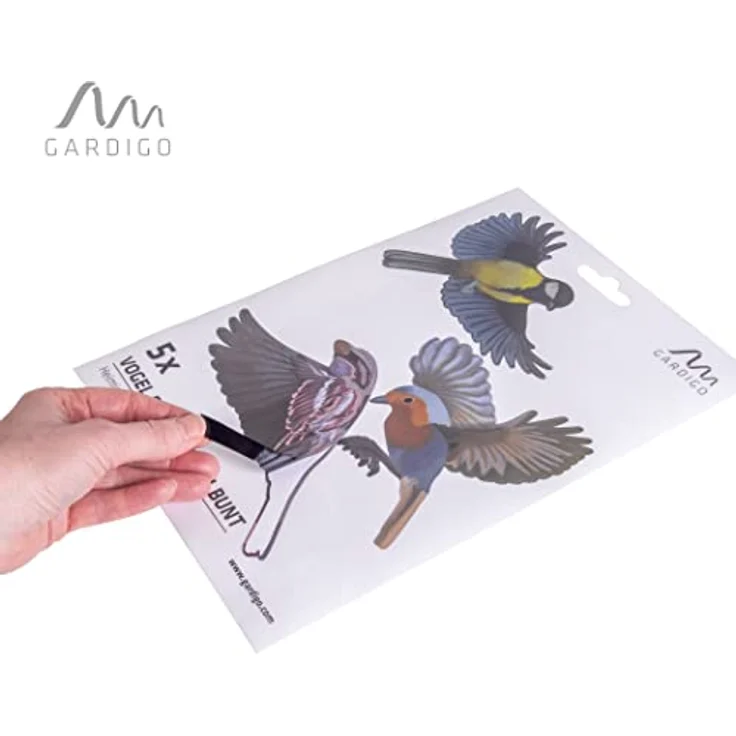 Gardigo Stickers Native Birds Fensteraufkleber Vogelbild Funktionsart Abschreckung 1St. – Bild 2