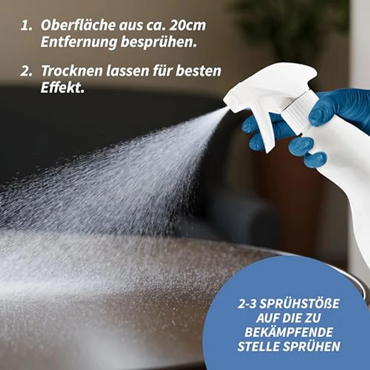 INSIGO Insektenspray Anti Floh-Spray, 1 l, biozidfreie Wasserbasis-Formel, geruchsarm, für Innen- und Außenbereich – Bild 6