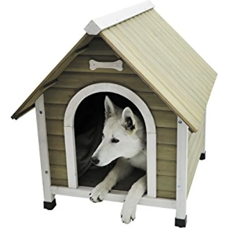 Hundehütte "CIVETTA 2 JAVA" L x B x H: 84 x 70 x 82 cm