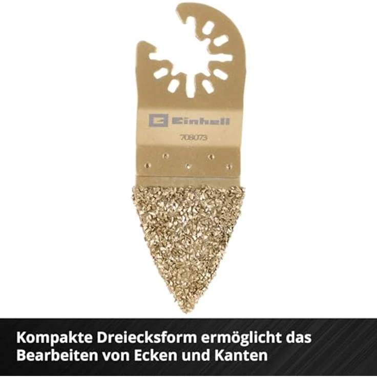 Einhell Hartmetall-Fingerraspel 34mm, kompakt mit Hartmetallbeschichtung und Open Back Schnellwechselfunktion, geeignet für Multitools – Bild 4