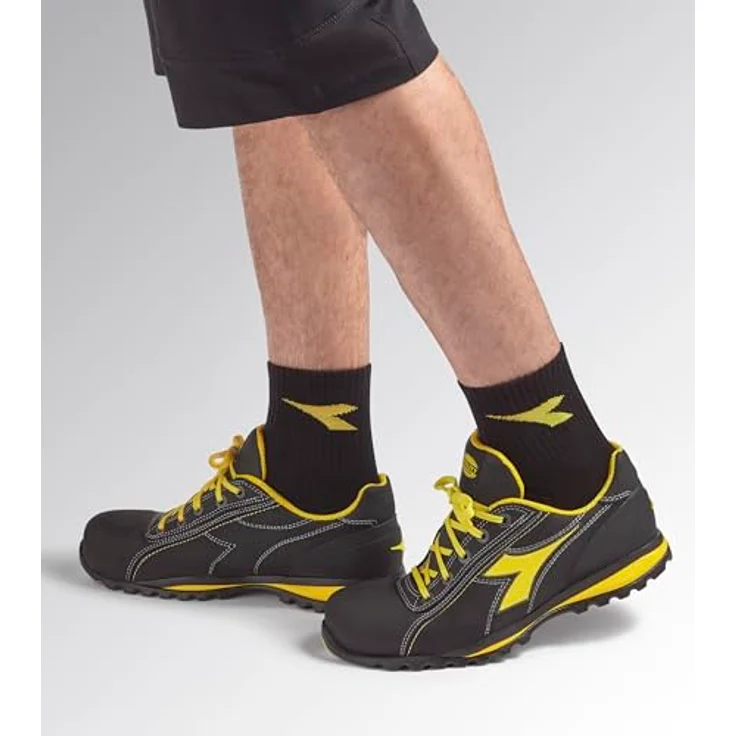 Diadora GLOVE LOW S3S FO HRO, Sicherheitshalbschuhe aus wasserabweisendem Nubukleder mit Aluminium-Zehenschutzkappe und atmungsaktivem Innenfutter – Bild 3