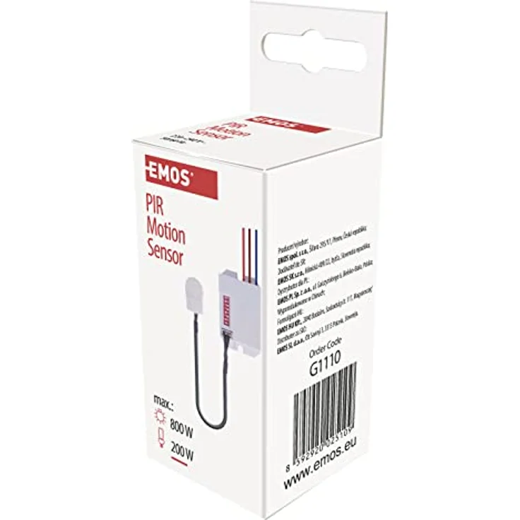 EMOS G1110 Bewegungsmelder PIR-Sensor IP20 Weiß – Bild 4