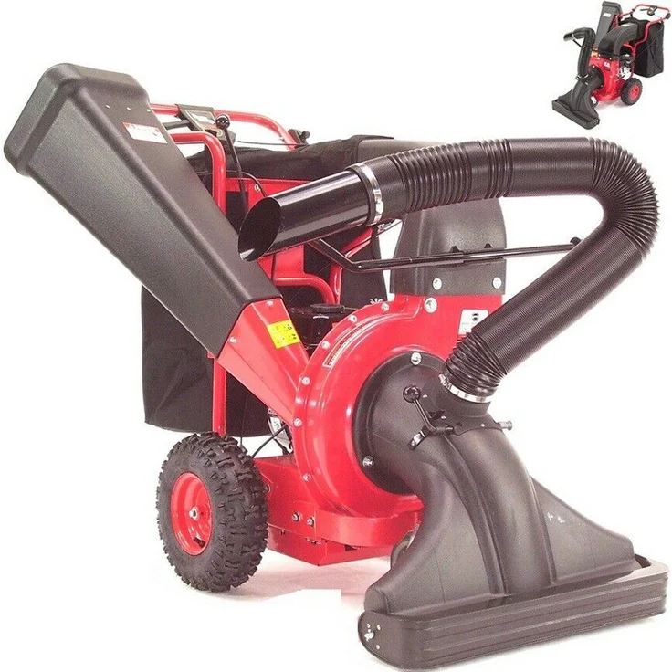 Apex Laubsauger XXL 3in1 mit Radantrieb und 3m Saugschlauch, 196ccm 4-Taktmotor, 120L Auffangsack