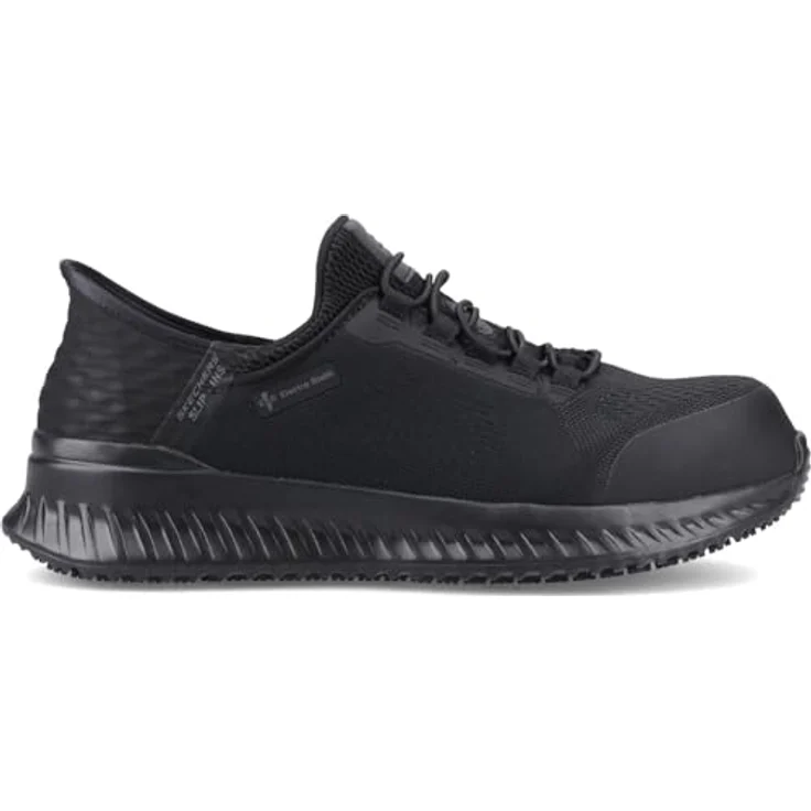 Skechers Tilido Sicherheitsschuhe S1, Größe 46, rutschhemmende Außensohle, ESD-fähig, Hands-Free Slip-Ins – Bild 6