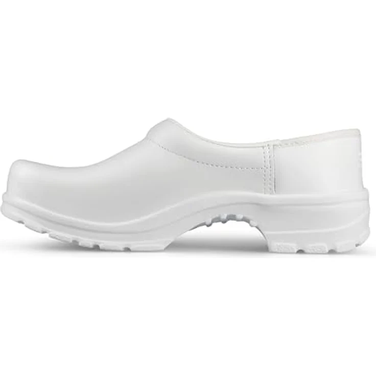 Sika Arbeitsschuh Comfort geschlossener Clog, weiß, rutschhemmend und stoßabsorbierend, Größe 43 – Bild 3