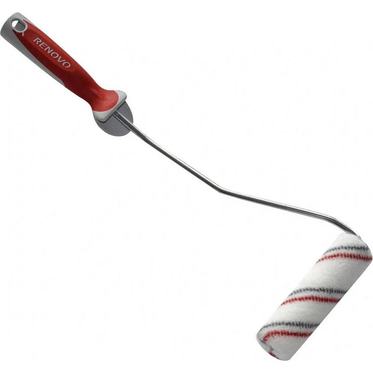 Renovo Farbroller Lack Toproller, Komplett-Set für Lackanstriche, 11 cm Walzenbreite, Soft-touch-Griff, Innen & Außen