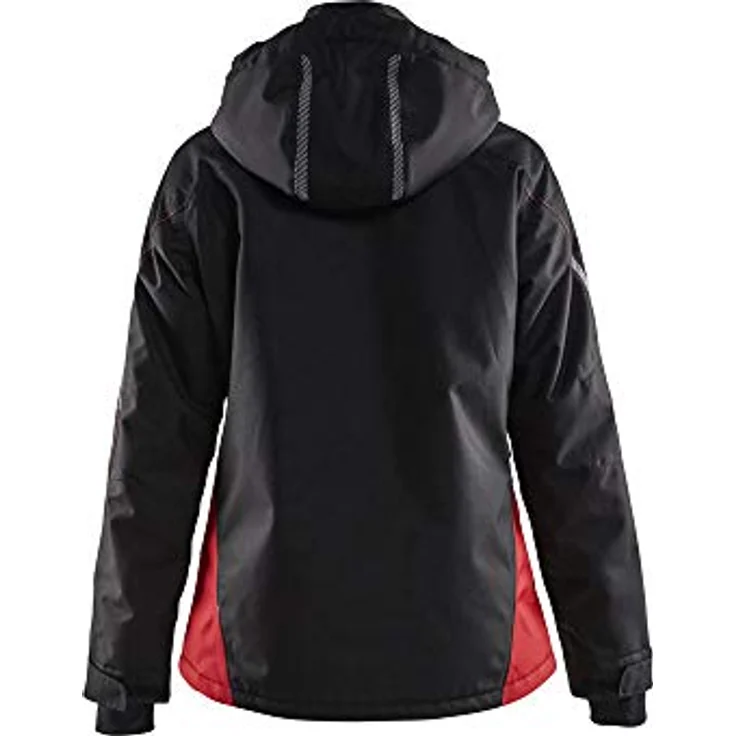 BLÅKLÄDER 497219779956L Leicht Gefüttert Damen Funktionsjacke, Schwarz/Rot, Größe L, 100% Polyester – Bild 2