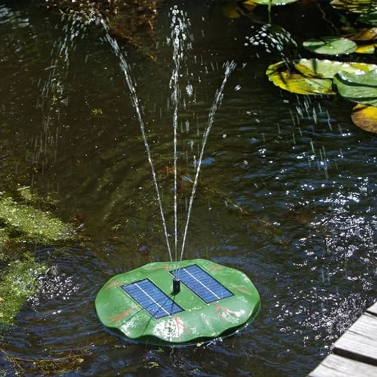 Esotec Schwimmende Solarteichpumpe Seerose – Bild 6