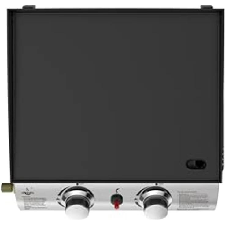 Plancha Gasgrill "AUSTIN II" von El Fuego® | inkl. Gasschlauch und Druckminderer | 2 Hauptbrenner mit je 2,5 kW | Grill BBQ | AY 4410 – Bild 4