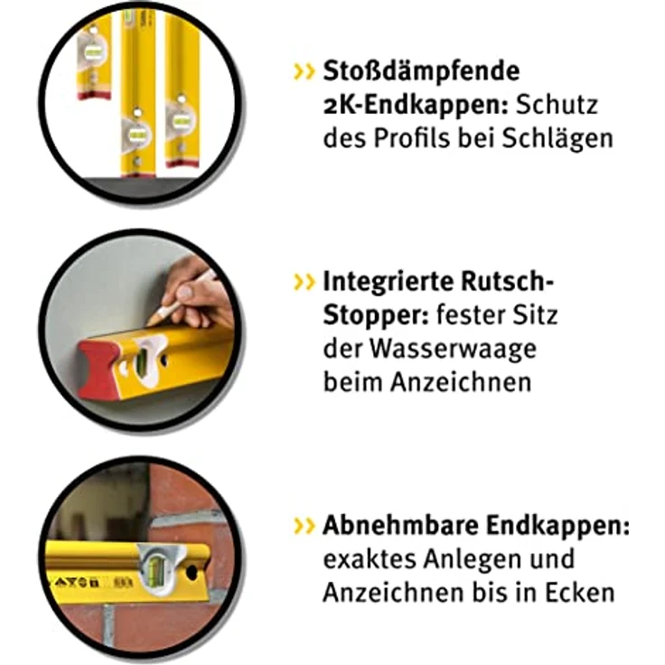 STABILA Wasserwaage Type R 300, 183 cm – Bild 7