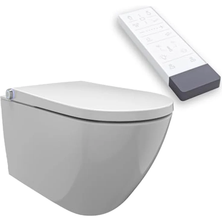 Bernstein Dusch-WC PREMIUM 1102, Dusch-WC mit Sitzheizung, Entkalkungsfunktion, LED-Nachtlicht, Weiß, 2 Benutzerprofile – Bild 1