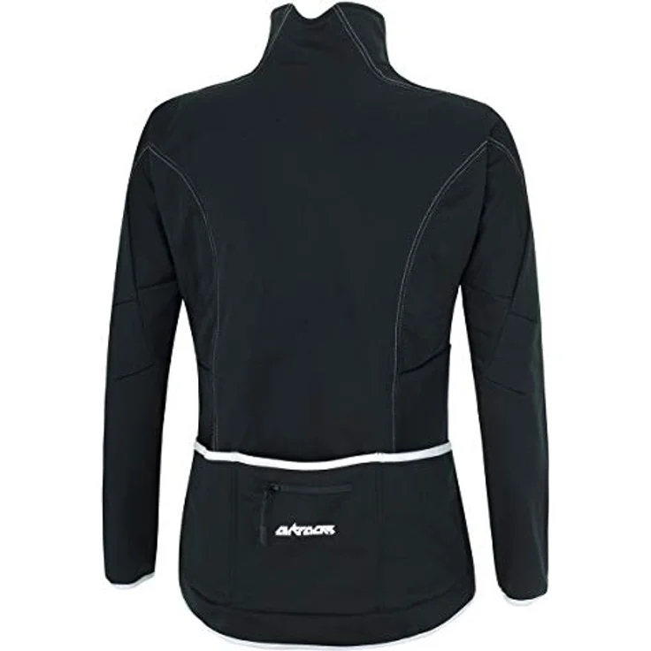 Airtracks Fahrradjacke Herren Thermo Fahrradjacke Pro Line (Softshell Radjacke für Herbst / Winter) in Schwarz » S M L XL XXL XXXL « – Bild 2