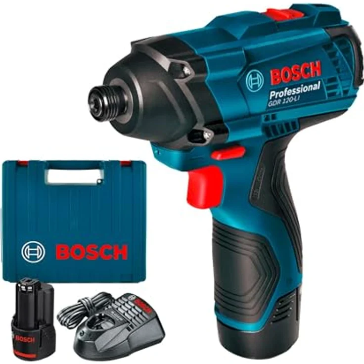 Bosch Professional Professional Akku-Drehschlagschrauber GDR 120-LI (2x1,5Ah case) - 06019F0001, 12 V – Bild 2