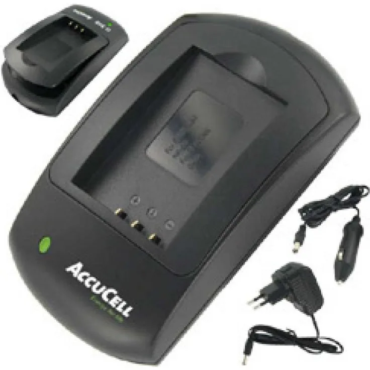 AccuCell Schnell-Ladegerät für Premier DS-4331, DS-4346, 5330, kompakte Bauweise, 30-180 Minuten Ladezeit, inklusive 100-240V und 12V Adapter