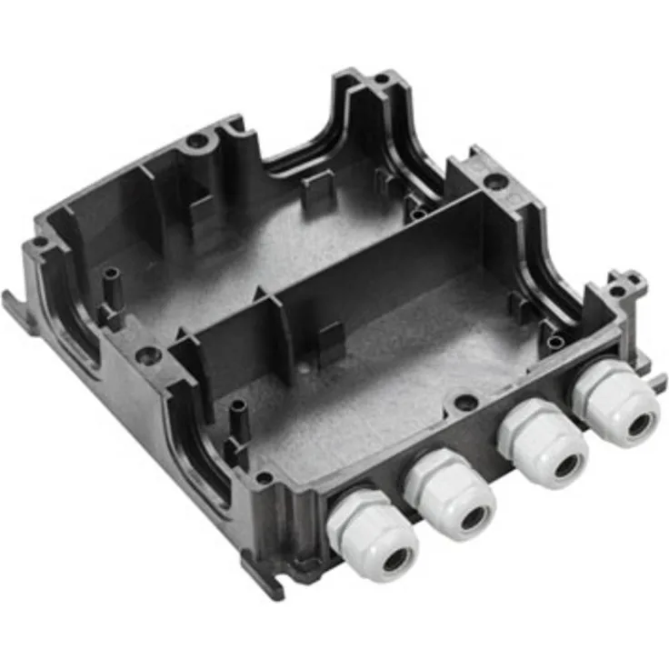 Weidmüller BG GH 10P 4XVG PT6 Gehäuseunterteil Schwarz, robustes Tragschienenmodul, 10 Stück