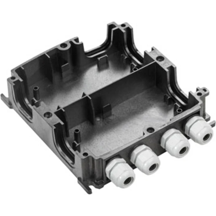Weidmüller BG GH 10P 4XVG PT6 Gehäuseunterteil Schwarz, robustes Tragschienenmodul, 10 Stück