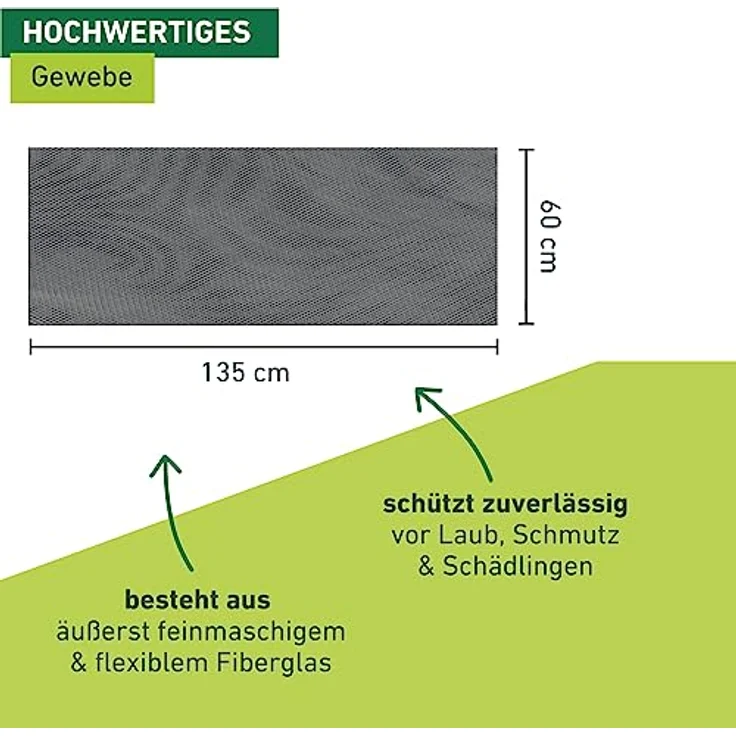 Windhager Lichtschachtabdeckung Fiberglas 60x135 cm – Bild 3