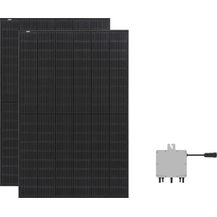 Bild für ebalcony 810Wp Balkonkraftwerk 800W Komplettset Full Black Deye Sun M80 G3 mit Relais