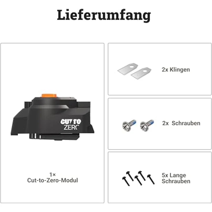 Worx Mährobotermodul Cut to Zero für Vision Cloud 2WD S/M, randnahes Mähen bis 2 cm, IP66 Schutzklasse – Bild 5