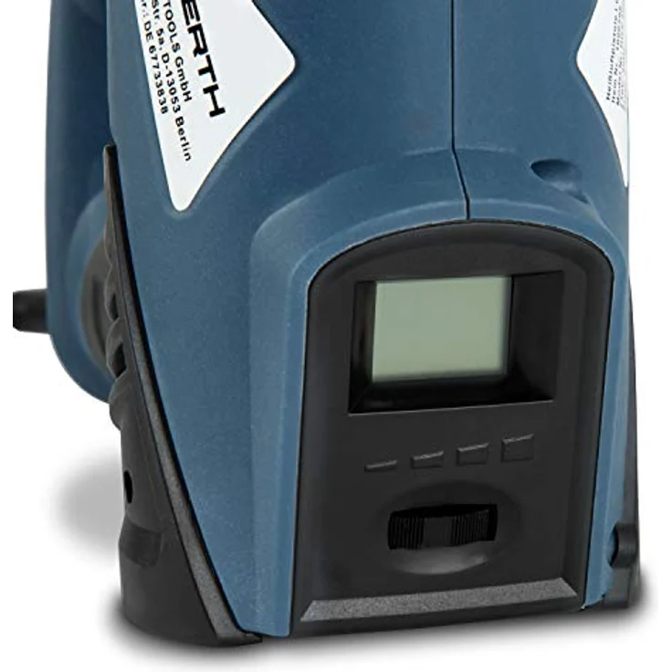Eberth - 2000 Watt Heißluftpistole mit LCD-Display, Koffer und Zubehör (zwei-Stufen Heißluftgebläse, stufenlose Temperatureinstellung 80°C - 600°C, – Bild 10