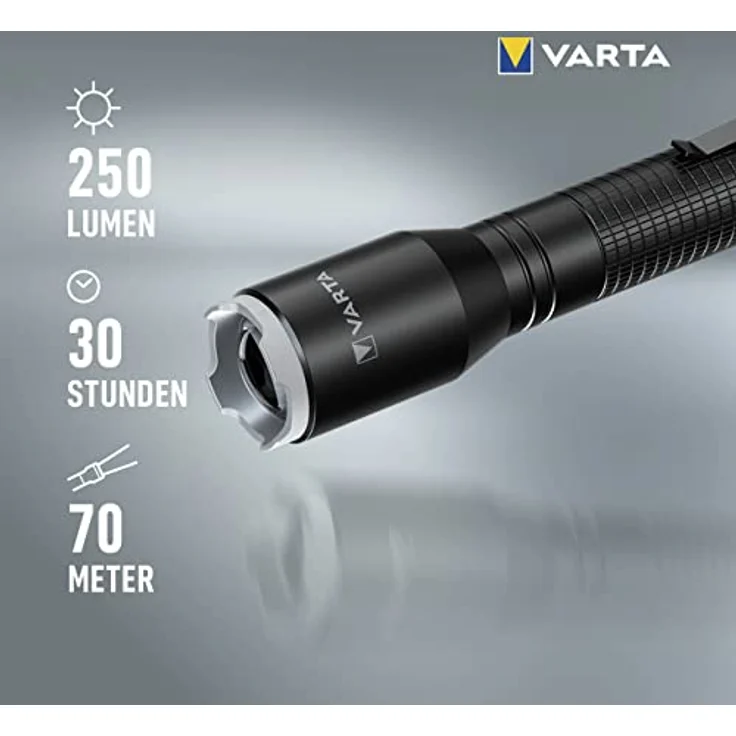 VARTA Taschenlampe Aluminium Light F20 Pro, schwarz – Bild 6