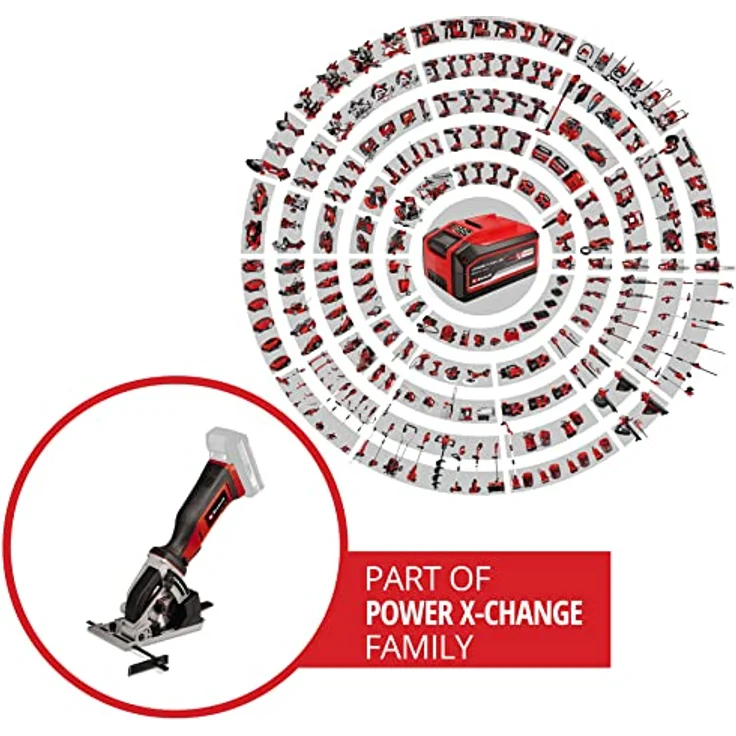 Akku-Mini-Handkreissäge TE-CS 18/89 Li Power X-Change PXC | ohne Akku ohne Ladegerät – Bild 2