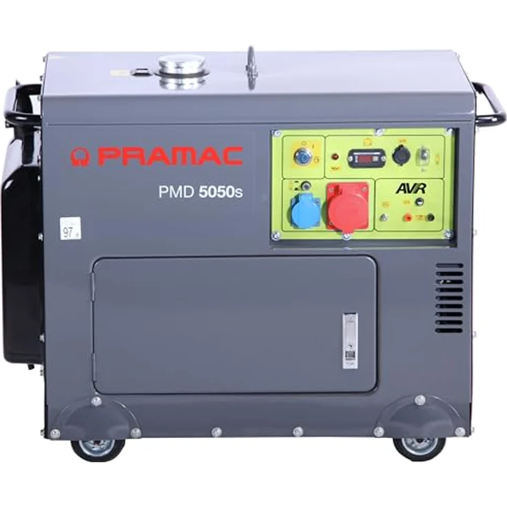 Pramac Stromerzeuger PMD 5050 s, Diesel 230V/400V, E-Start, schallgedämmtes Aggregat in Beschichtung gegen Korrosion – Bild 2