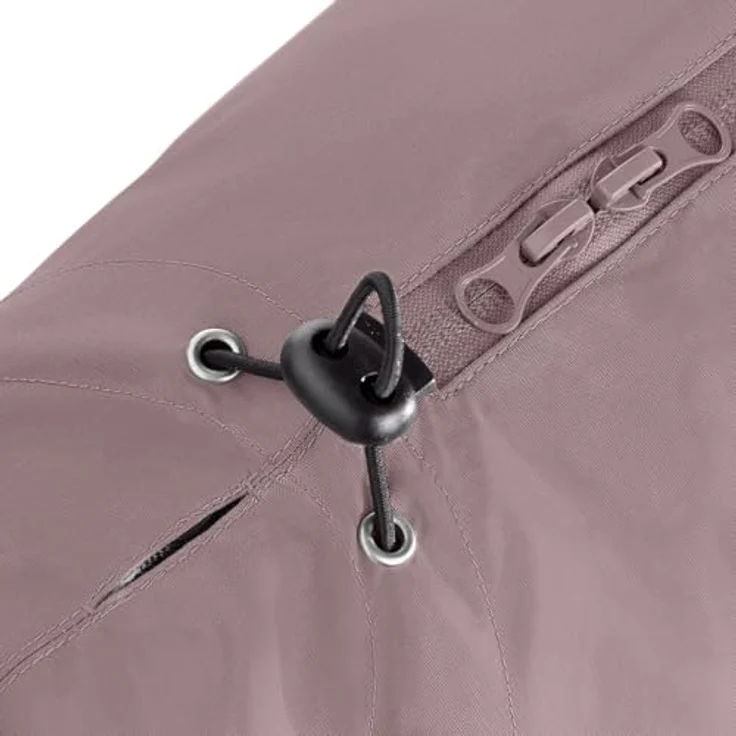 HUNTER Hundemantel Uppsala, Größe:40 cm, Farbe:Altrosa - Polyester, herausnehmbares Fleecefutter, verstellbar, reflektierende Paspeln – Bild 3