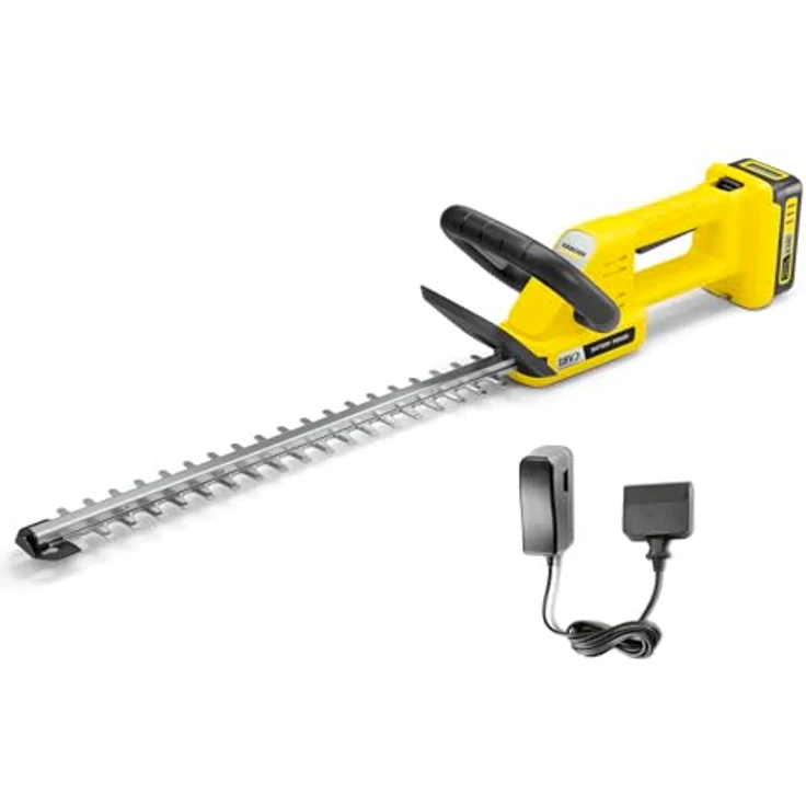 Kärcher Home & Garden HGE 2-18 Battery Set, Akku-Heckenschere 18V Li-Ion mit 450mm Schnittlänge, inkl. Akku und Ladegerät – Bild 1