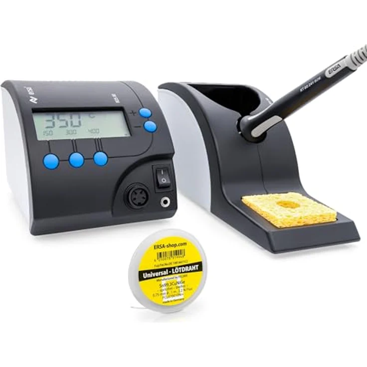 ERSA RDS80 elektronisch geregelte Lötstation 80W inkl. 1m Lötdraht – Bild 2