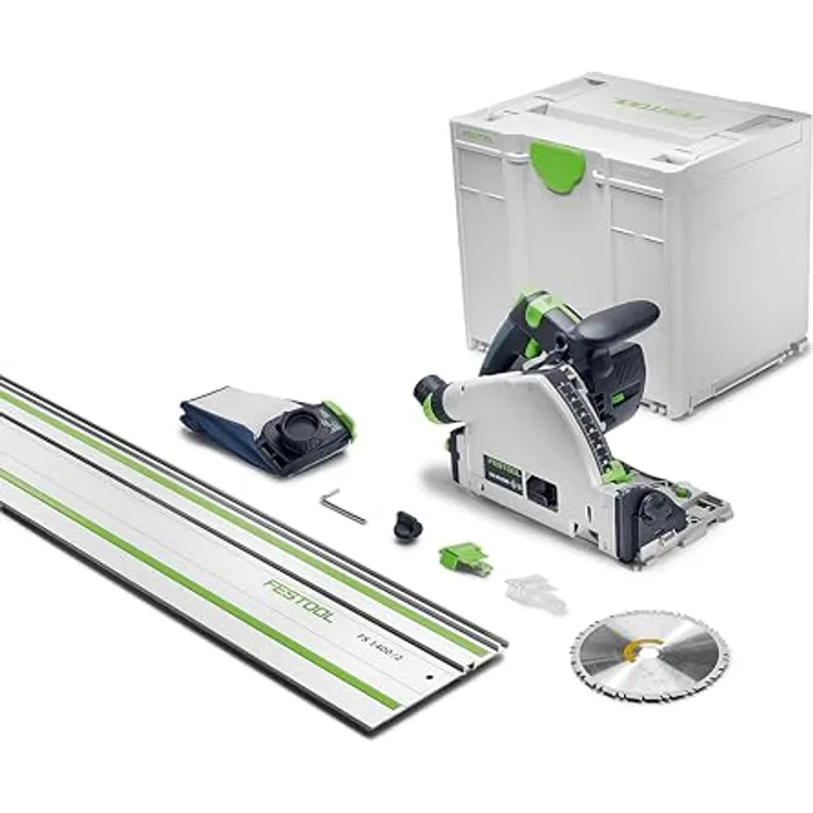 Festool TSC 55 KSEB-Basic-FS, Akku-Tauchsäge 18V mit Bürstenlosem EC-TEC Motor und 8,0 Ah Akkupack
