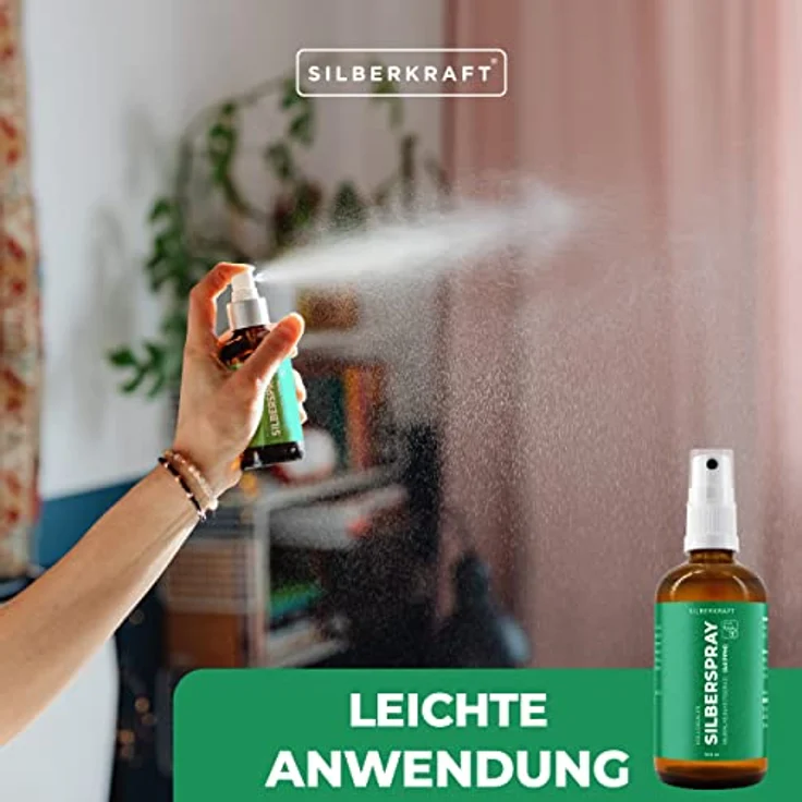 Silberkraft Kolloidales Silberspray für Fellpflege, 100 ml - Beruhigende Wundheilung bei Juckreiz, Hotspots & Hautreizungen für Hunde, Katzen, Pferde & Kleintiere – Bild 5