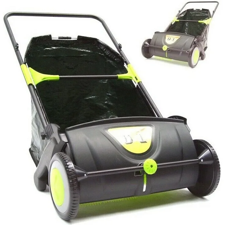 Apex Kehrmaschine 530 Laubkehrmaschine, 53 cm Arbeitsbreite, 100 L Auffangbehälter, Grün